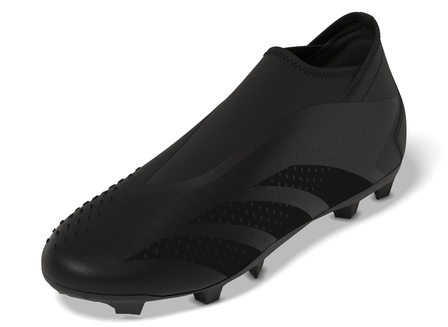 adidas Predator Accuracy3 Laceless FG Firm Ground Soccer Cleats Black Black