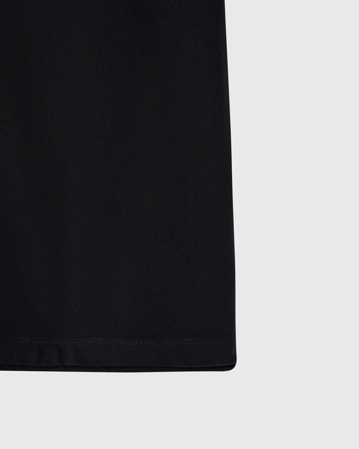 Split Neck Tee Black