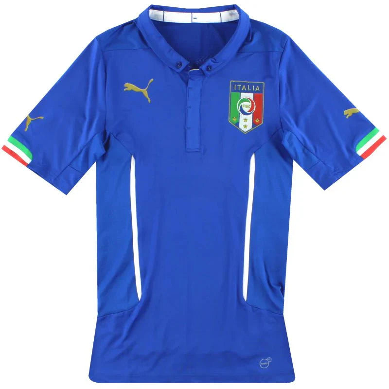 PUMA Youth Italy Home Jersey 2014 2015 Blue