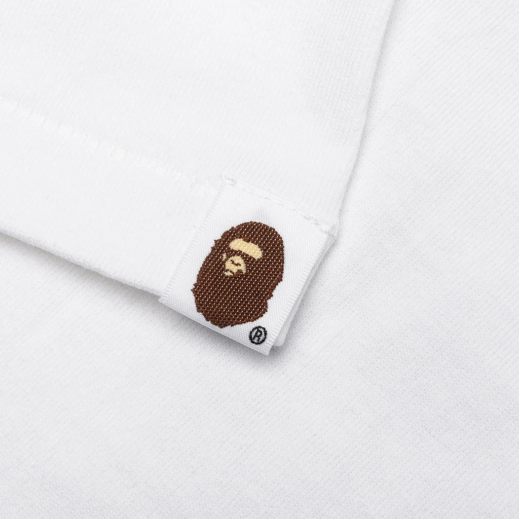ABC Camo Big Ape Head Tee White Green