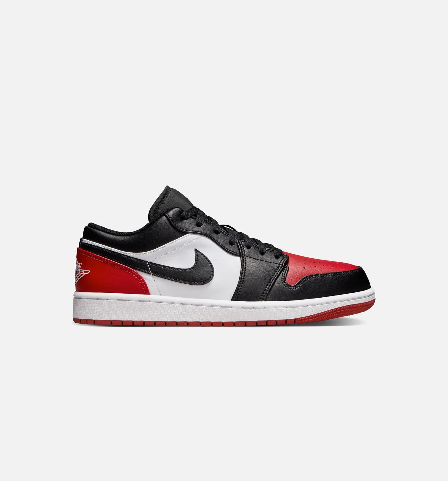 Air Jordan 1 Low Mens Lifestyle Shoe Varsity Red White Black Free Shipping