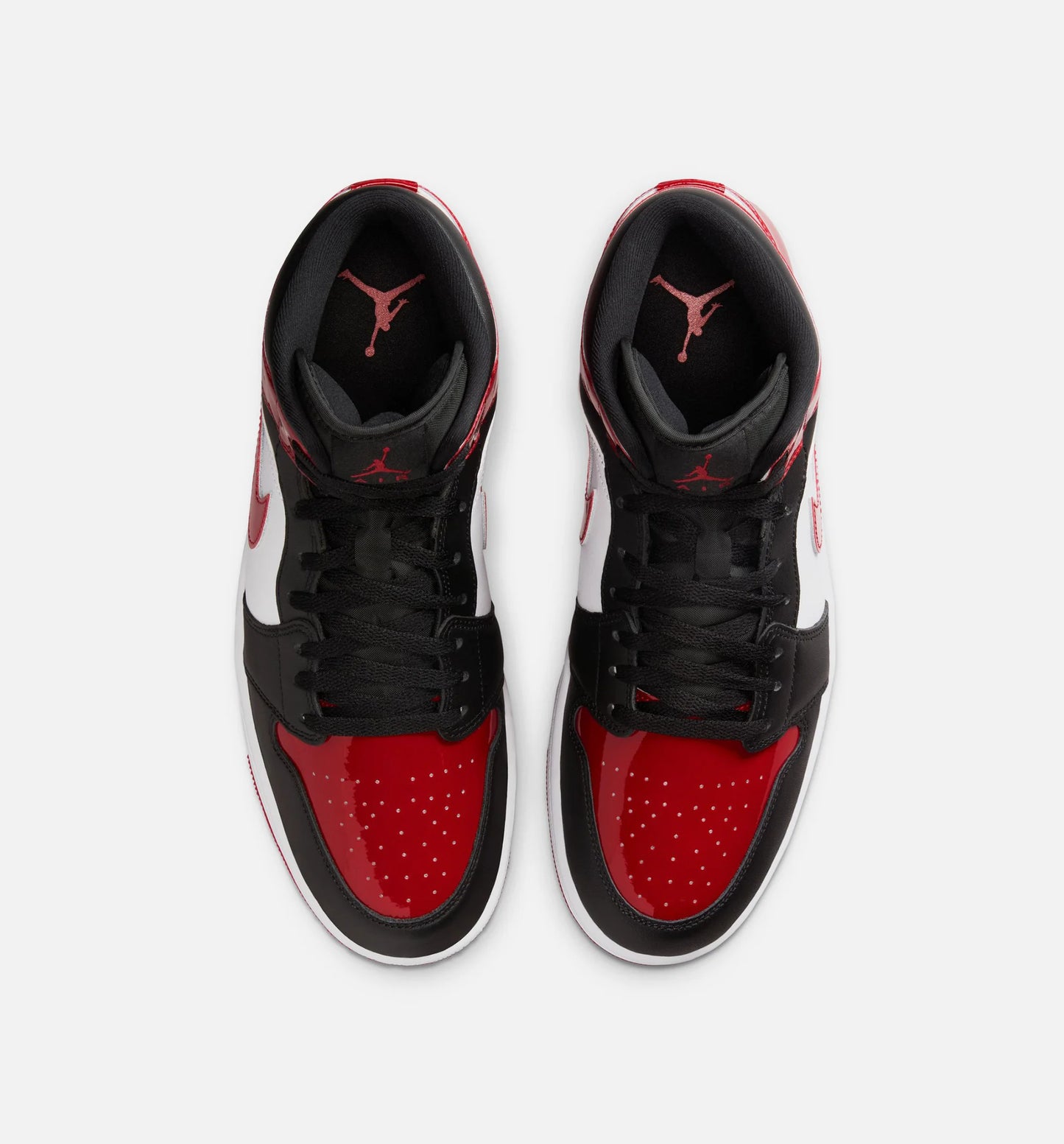 Air Jordan 1 Mid SE Mens Lifestyle Shoe Black White Varsity Red