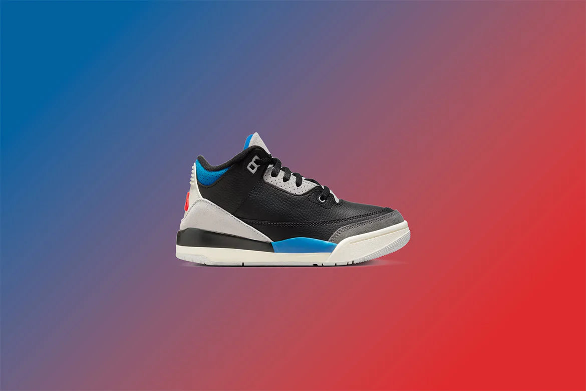 Air Jordan 3 Retro OG Rare Air PS Black Chile Red Neutral Grey
