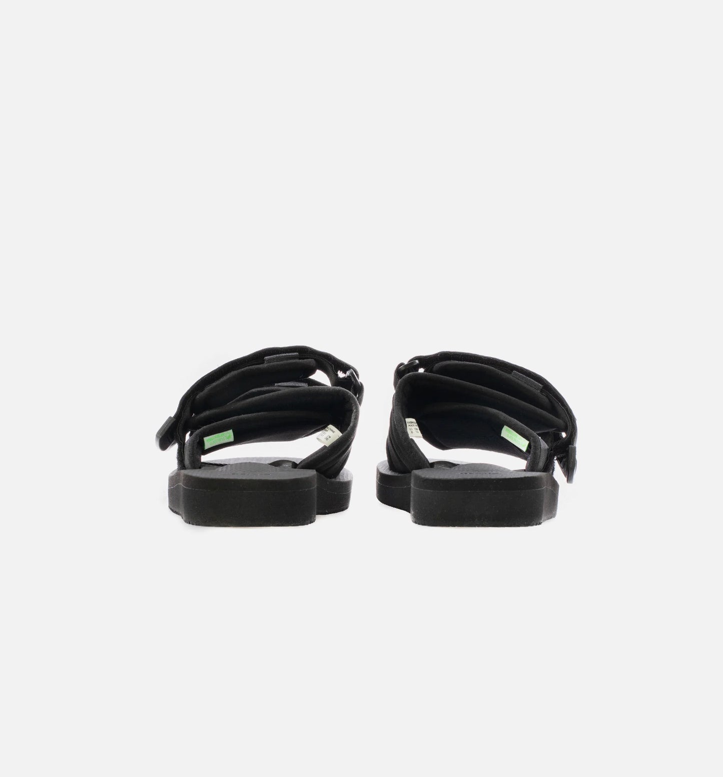 Double Strap Moto Cab Mens Lifestyle Slide Sandal Black