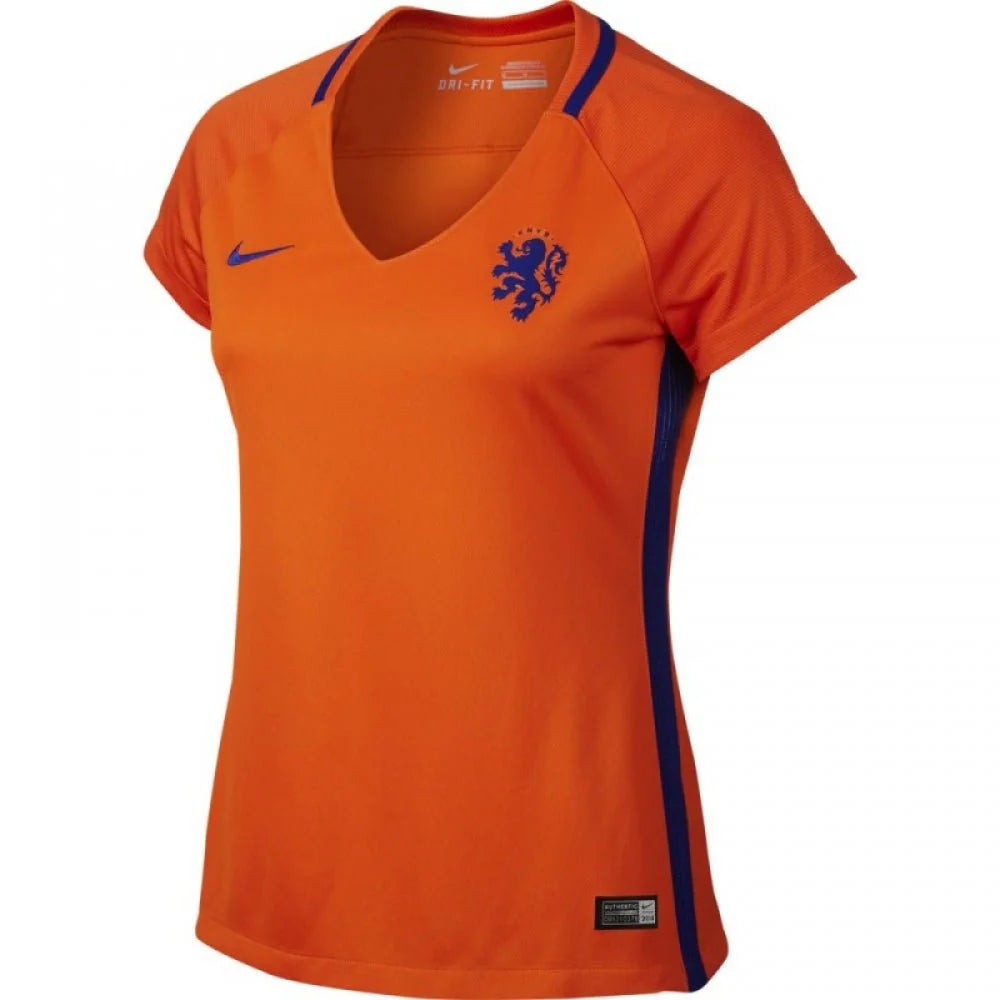 Nike Netherlands Home Womens Jersey 16 Orange