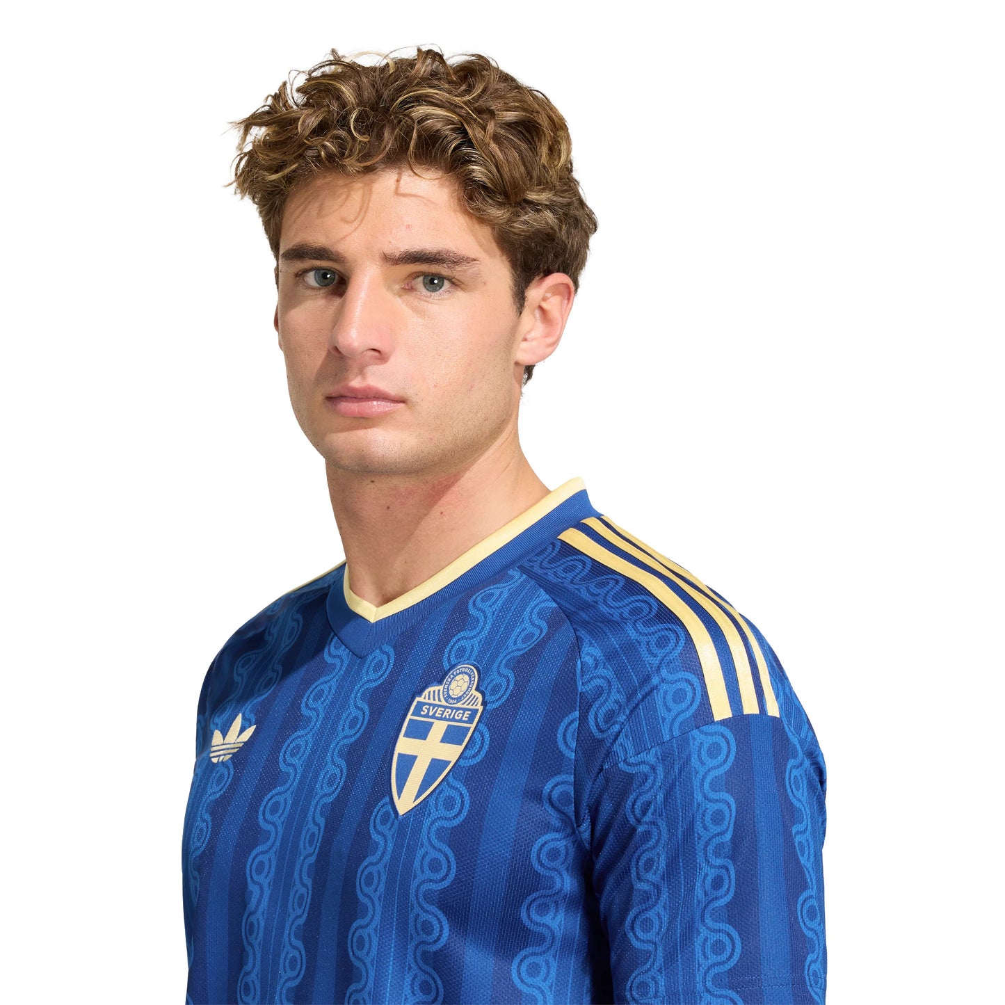 adidas Sweden Away Mens Soccer Jersey 2026 Royal Blue