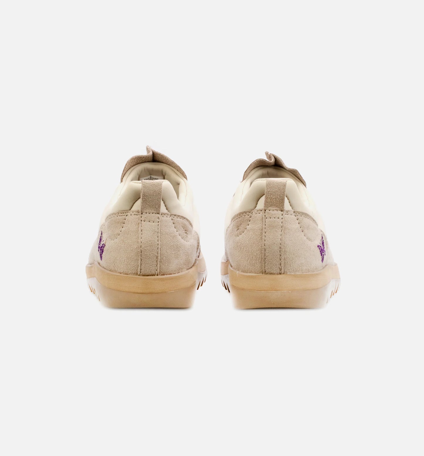 Needles Beatnik Moc Mens Lifestyle Shoe Beige Purple