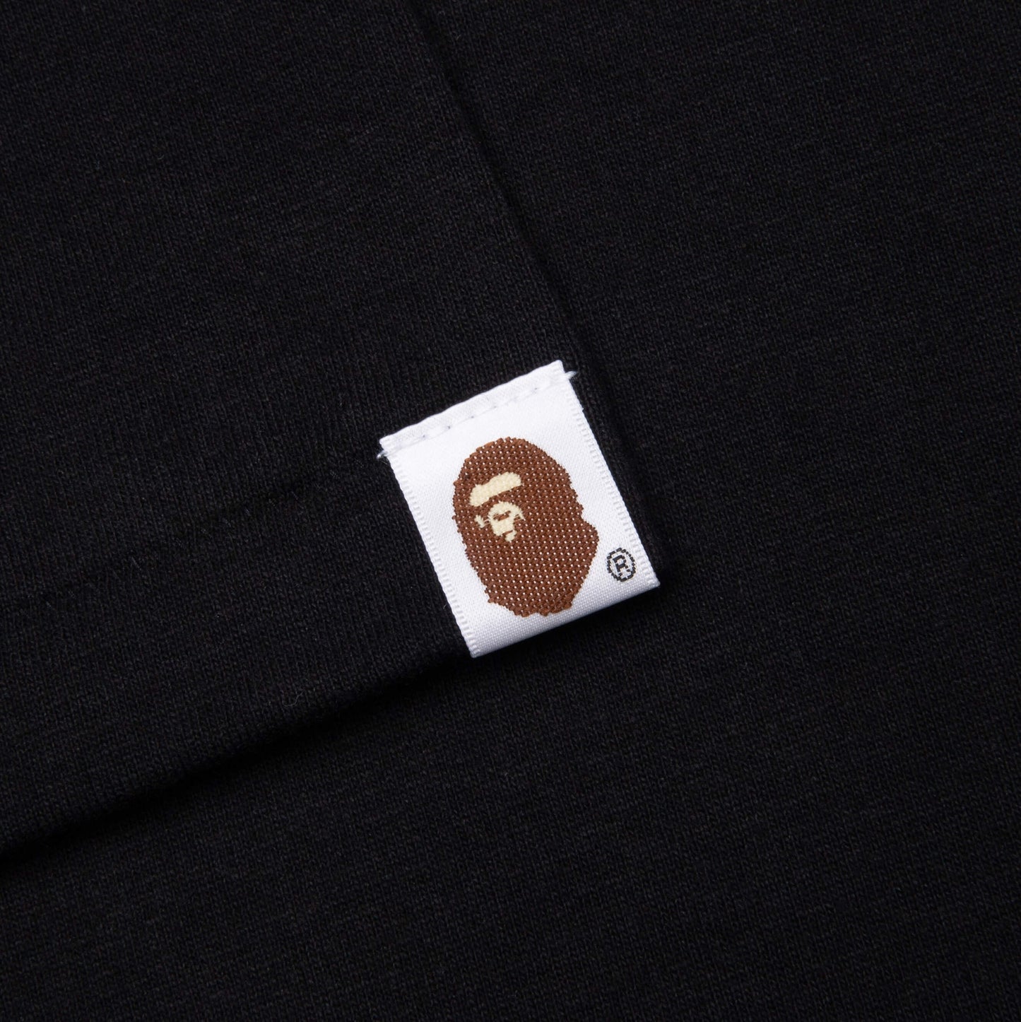 Color Camo Milo on Big Ape Tee Black Navy
