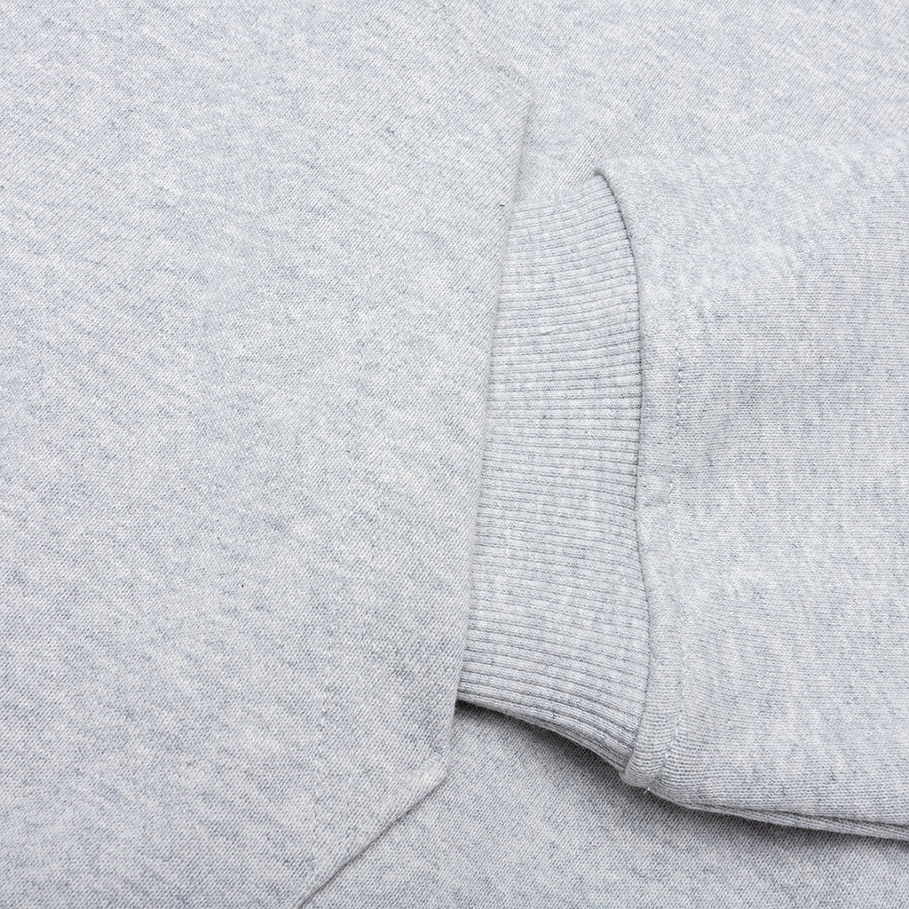 Flight Fleece Pullover Hoodie Grey Heather Black