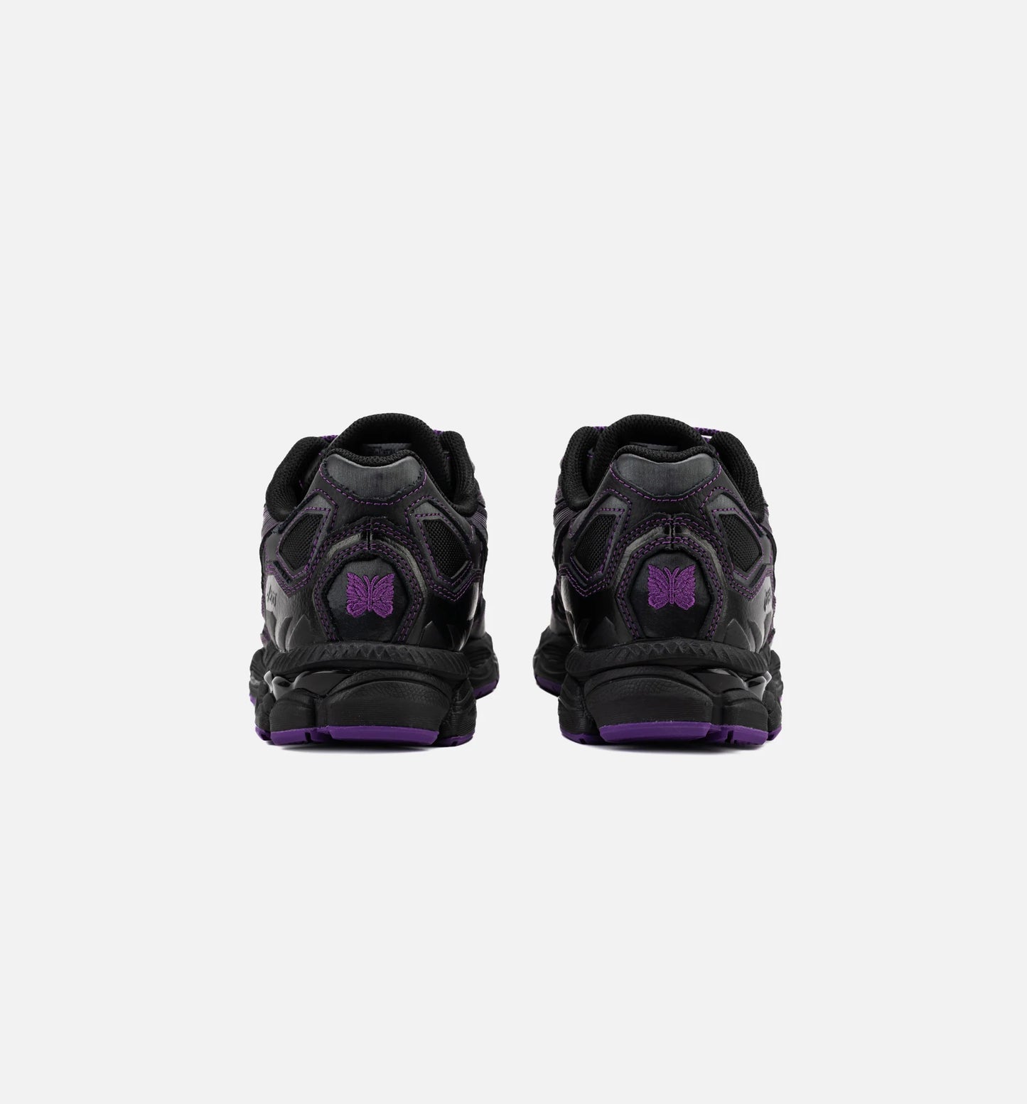 Needles Gel NYC Mens Running Shoe Black Purple