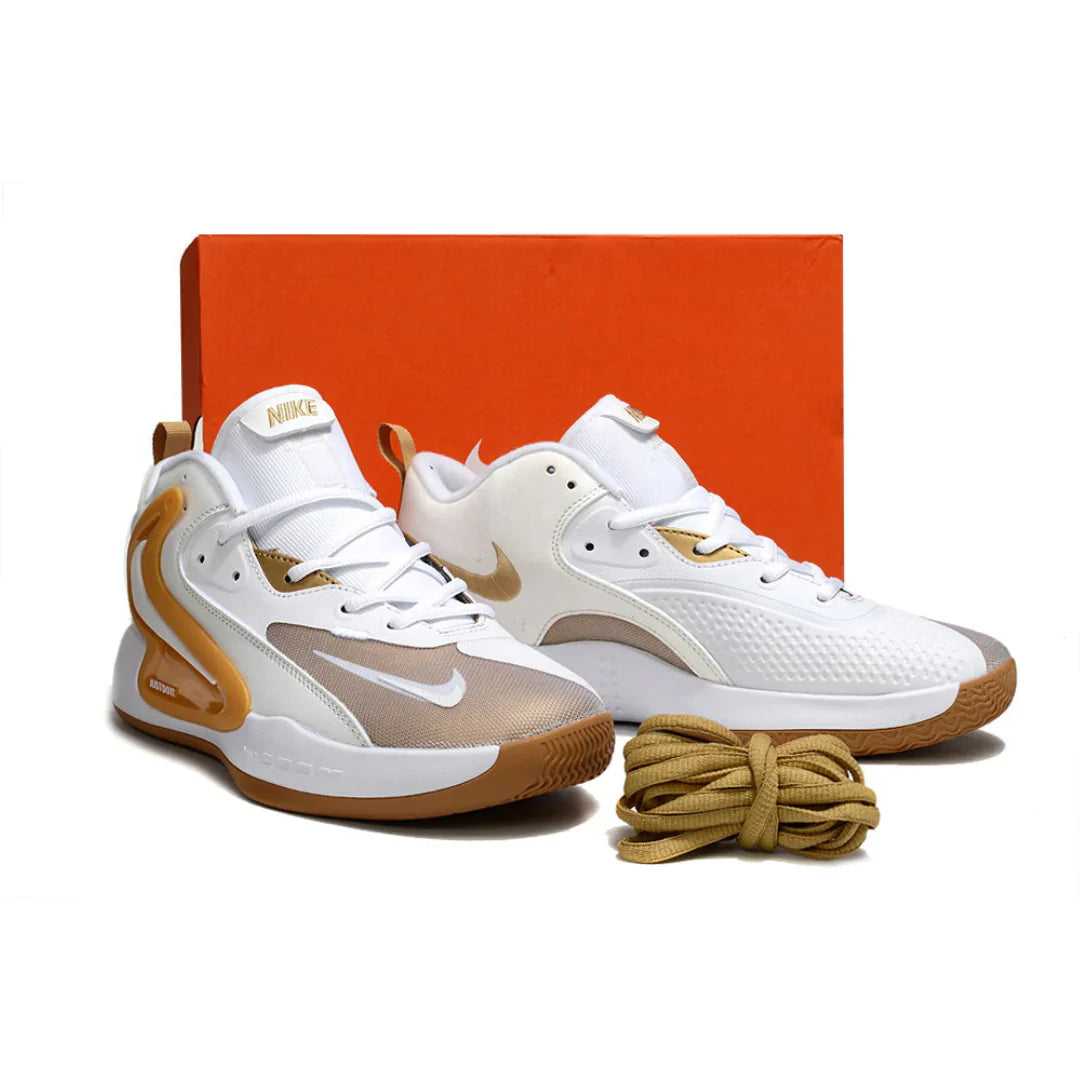 Tênis Nike React HyperSet 2 Vôlei Branco Amarelo