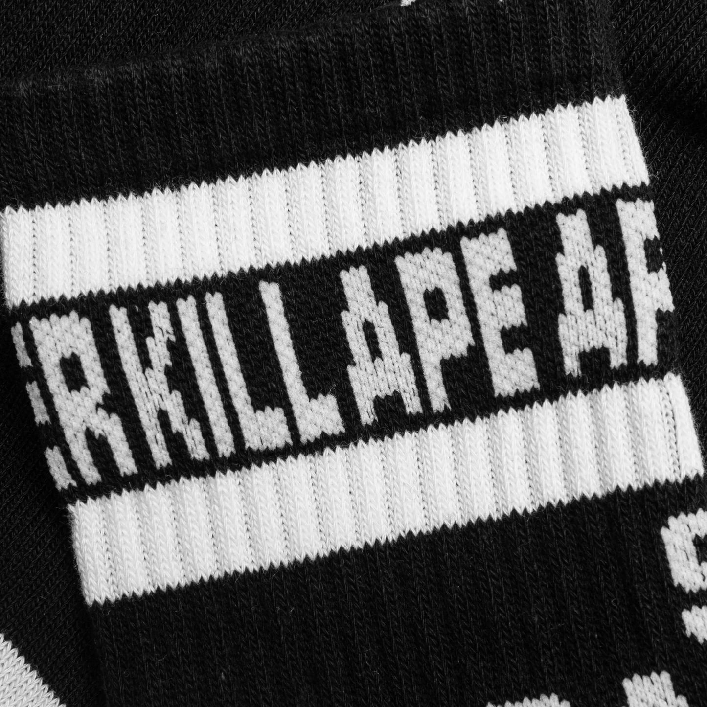 Saint Michael x A Bathing Ape Ape Socks Black