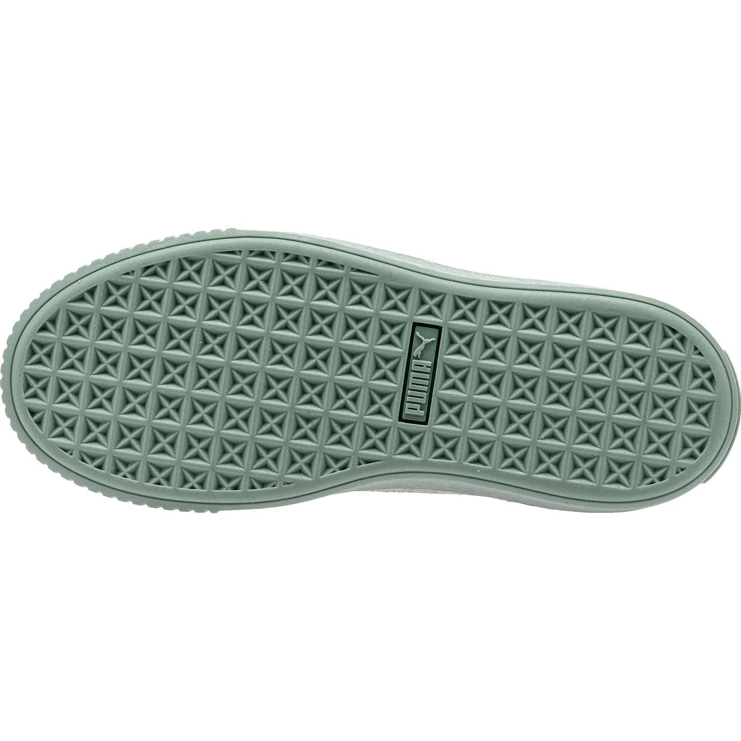 Basket Platform Patent Womens Blue Surf