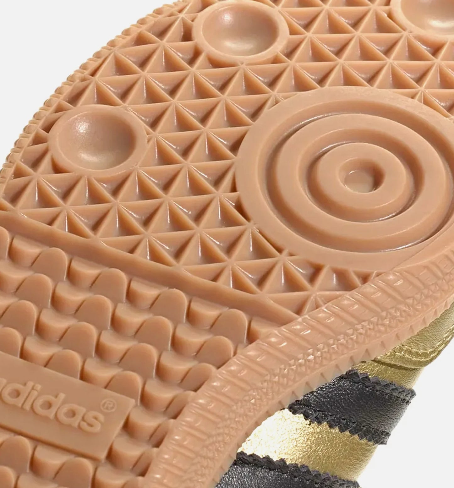 Samba LT Womens Lifestyle Shoe Gold Metallic Core Black Gum