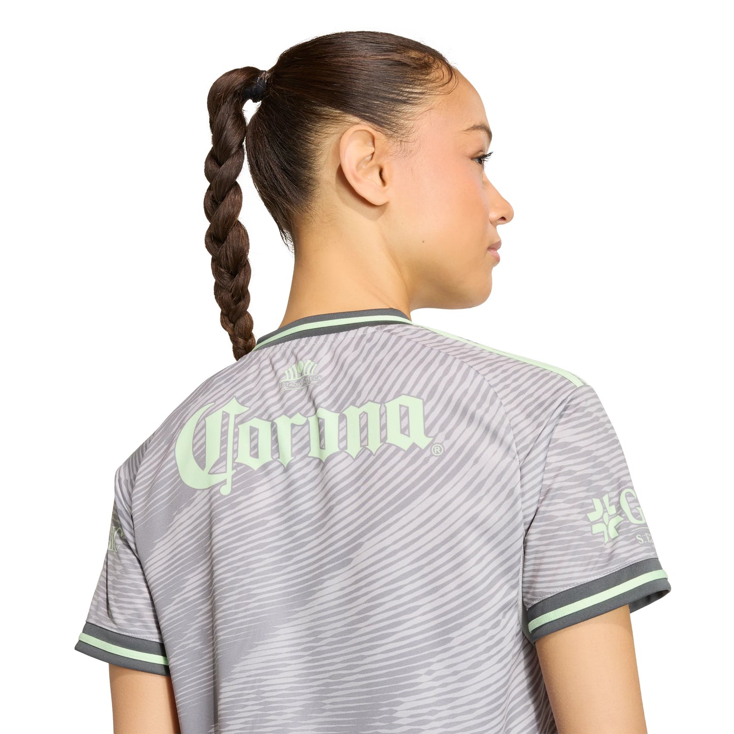adidas Club America Third Womens Soccer Jersey 25 26 Grey