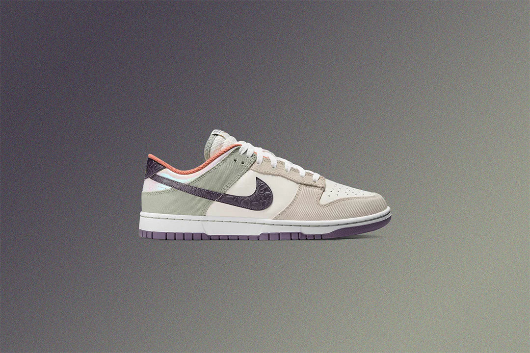 Dunk Low Retro Floral Swoosh Sail Gridiron Light Bone Jade Horizon Apricot Agate Daybreak