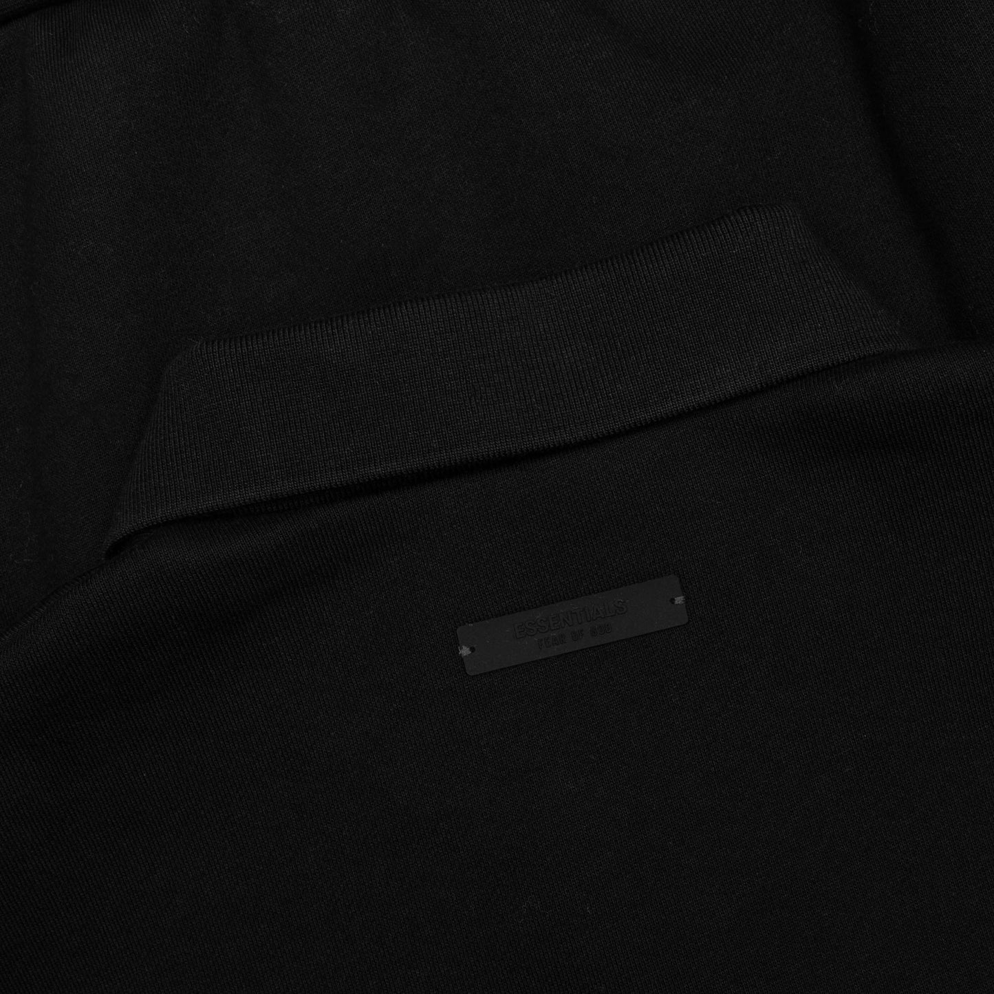 Fleece Polo Black