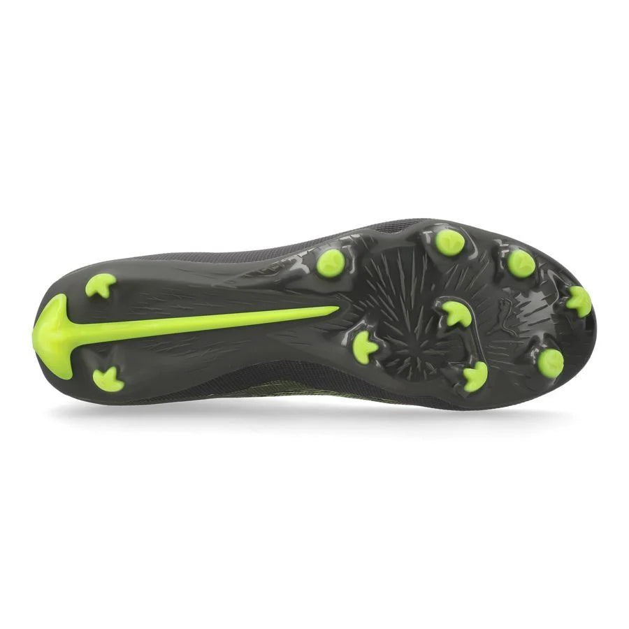 PUMA 5 Match FG AG Womens Firm Multi Ground Soccer Cleats Matte Aged Silver Yellow Alert Aged Silver