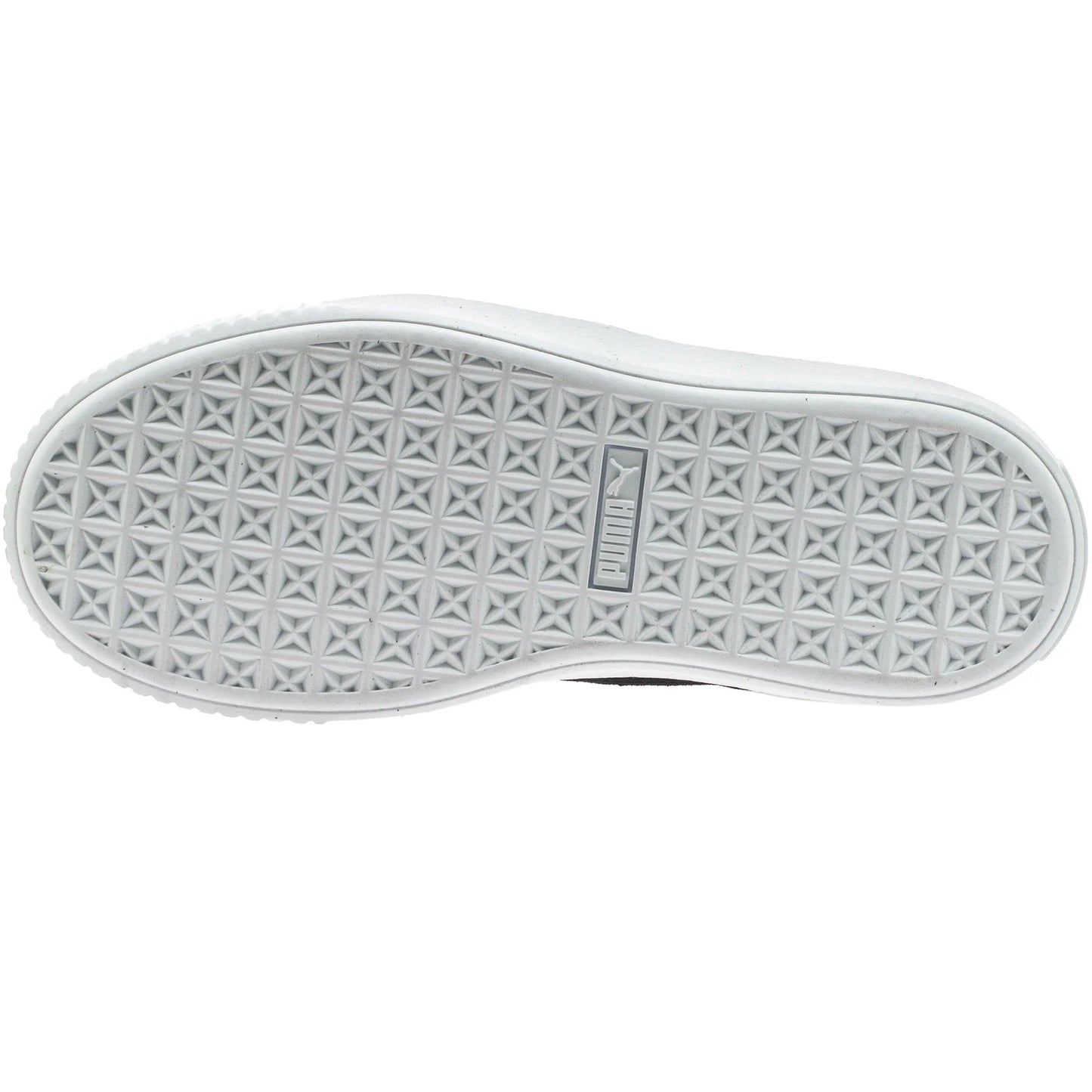 Suede Creeper Womens Black White