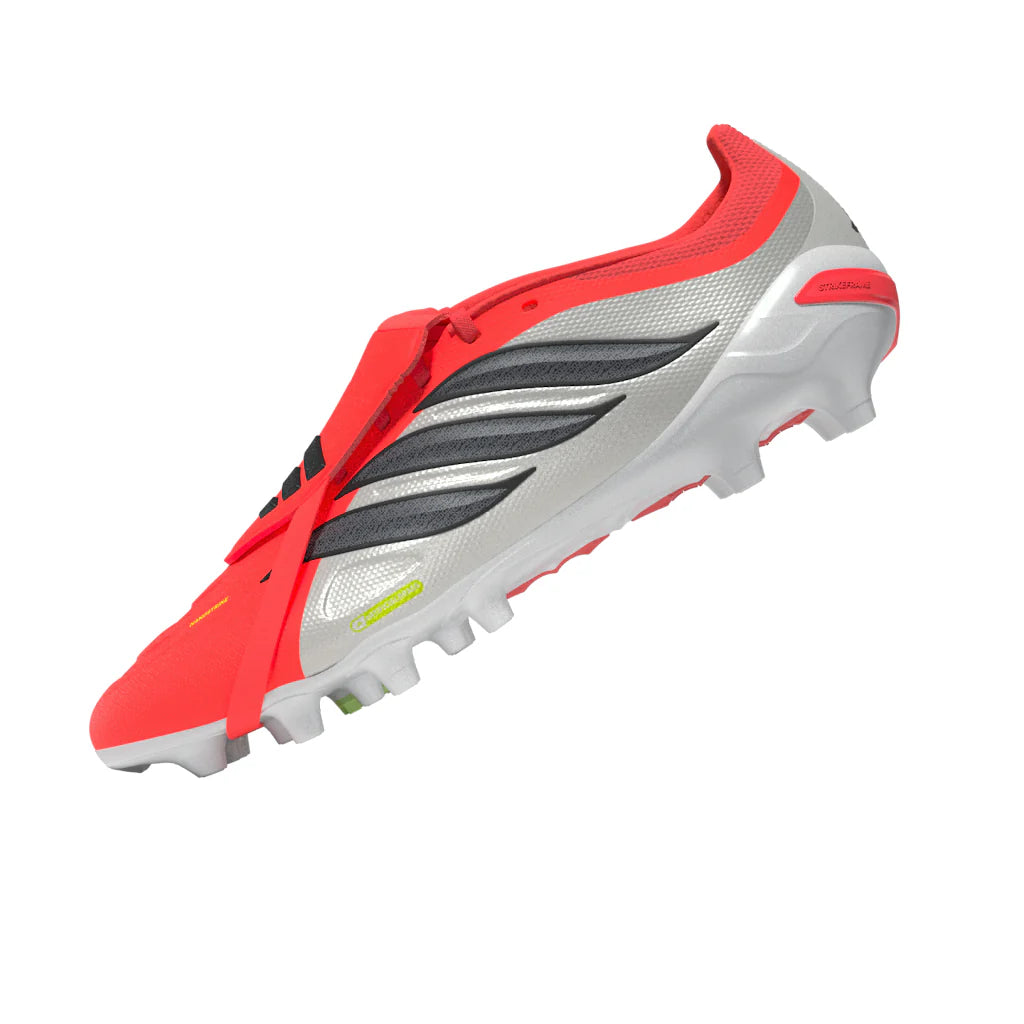 adidas Predator League Fold Over Tongue AG Artificial Ground Mens Soccer Cleats Red Black White