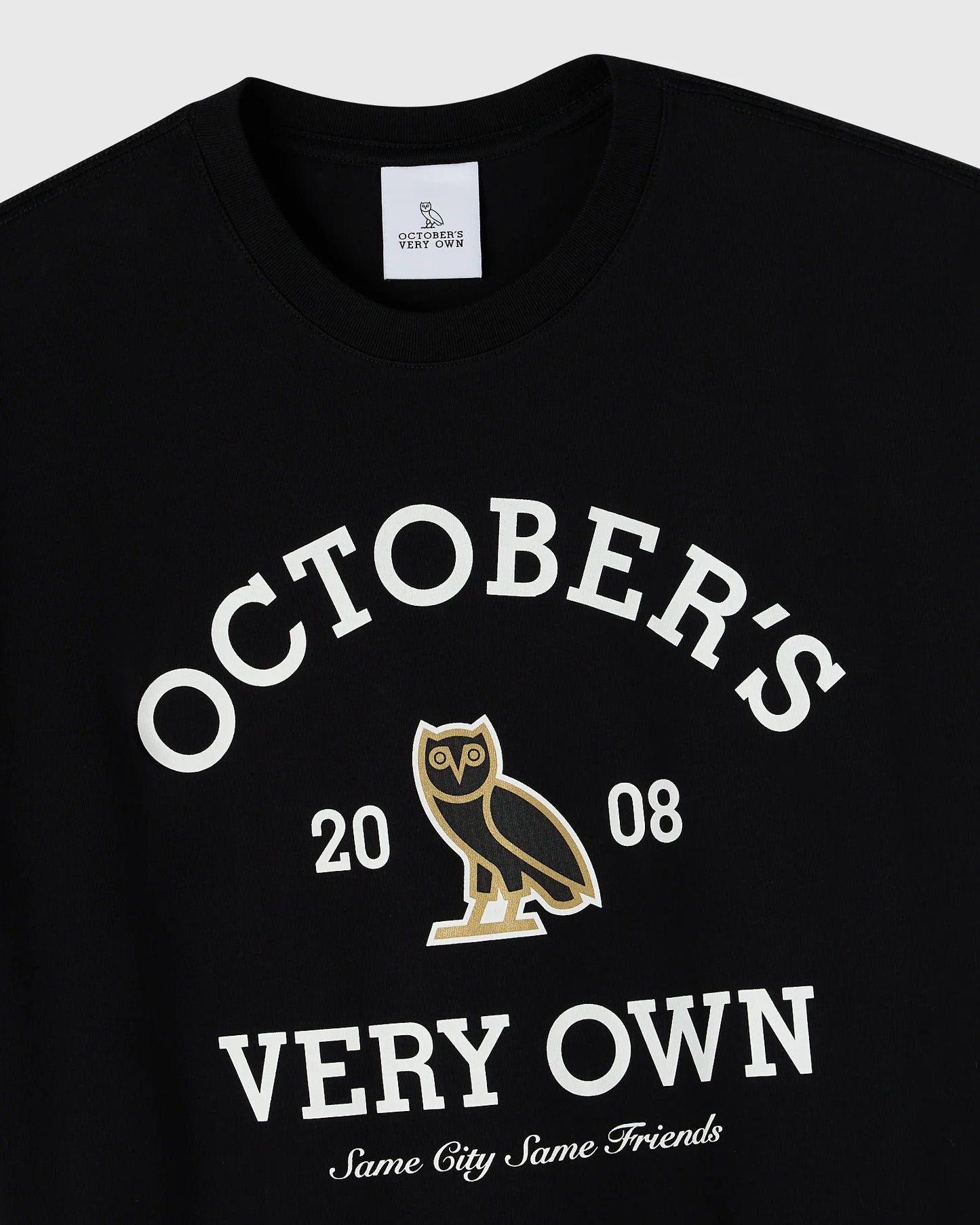 Collegiate Tee Black