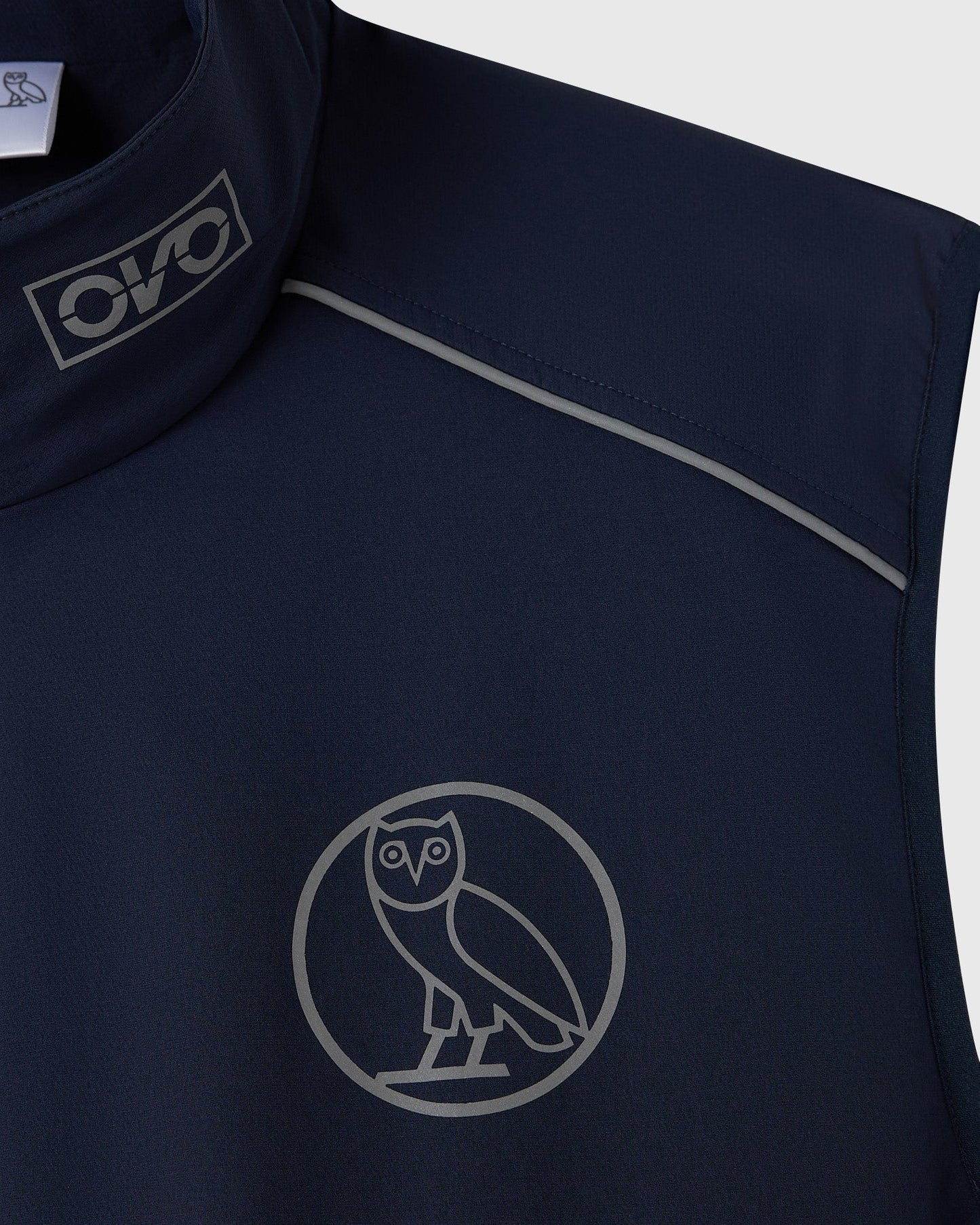 Red Bull Racing Reflective Print Nylon Vest Red Bull Navy