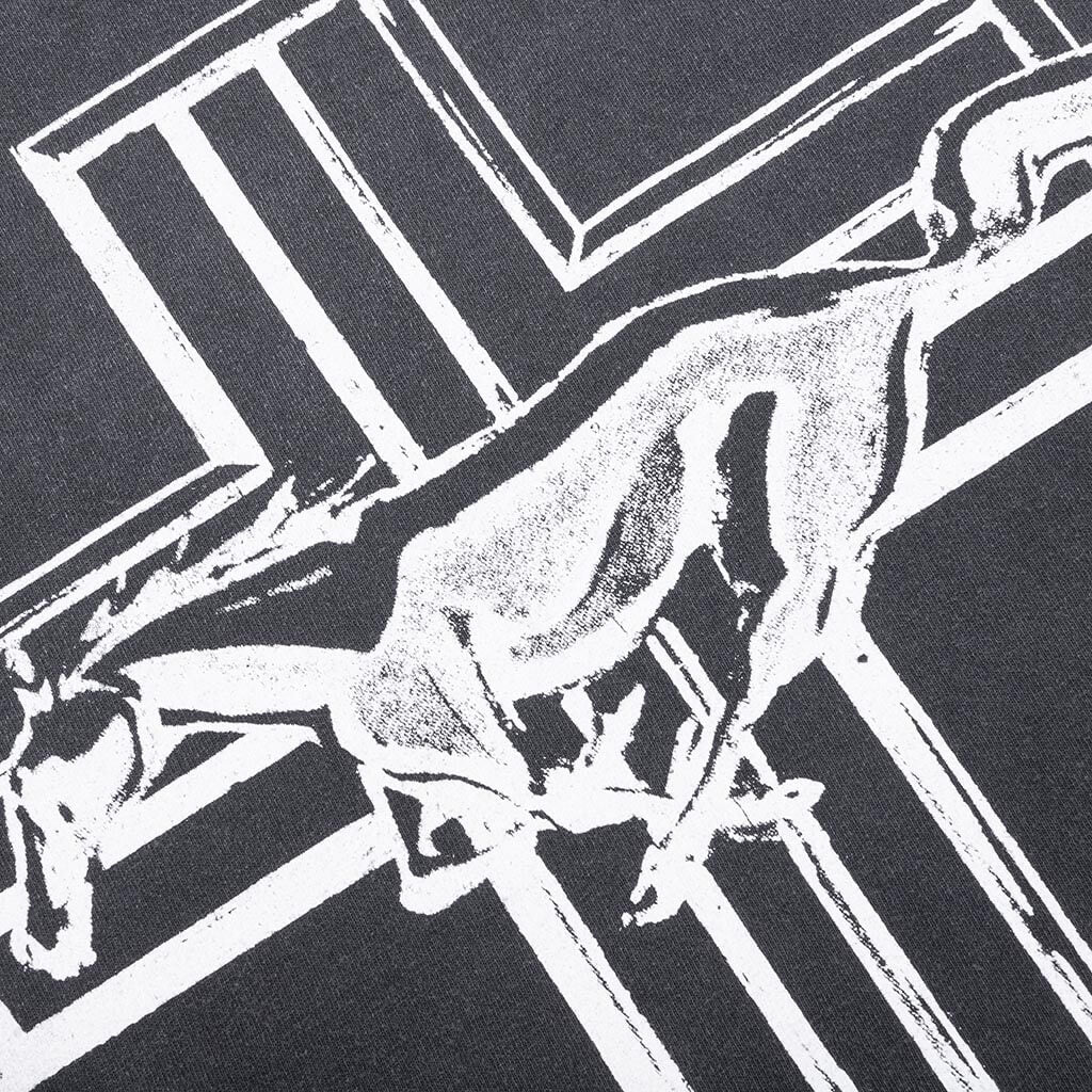 Mustang Cross Tee Washed Black