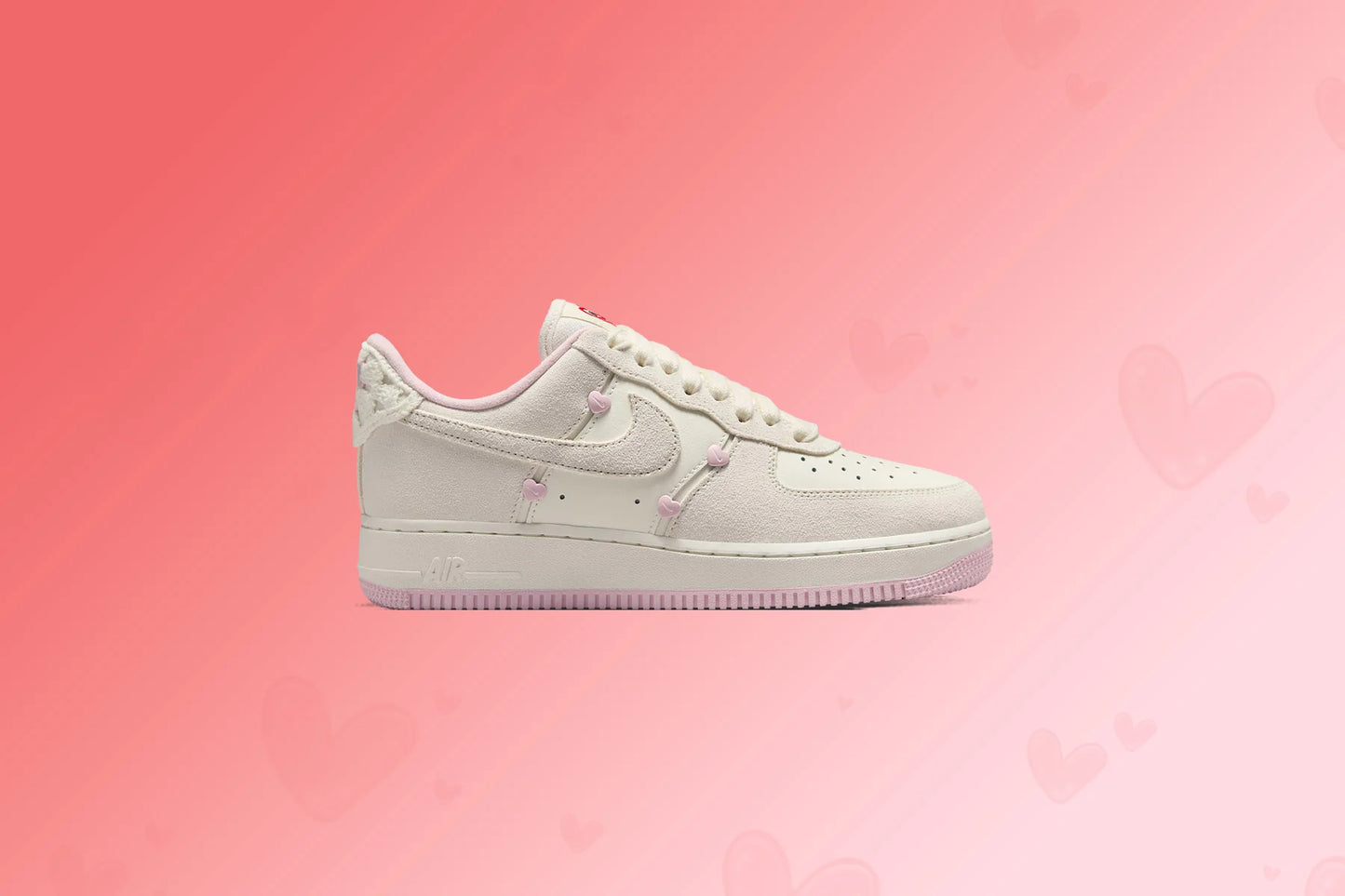Womens Air Force 1 07 Valentines Day Sail Pink Foam
