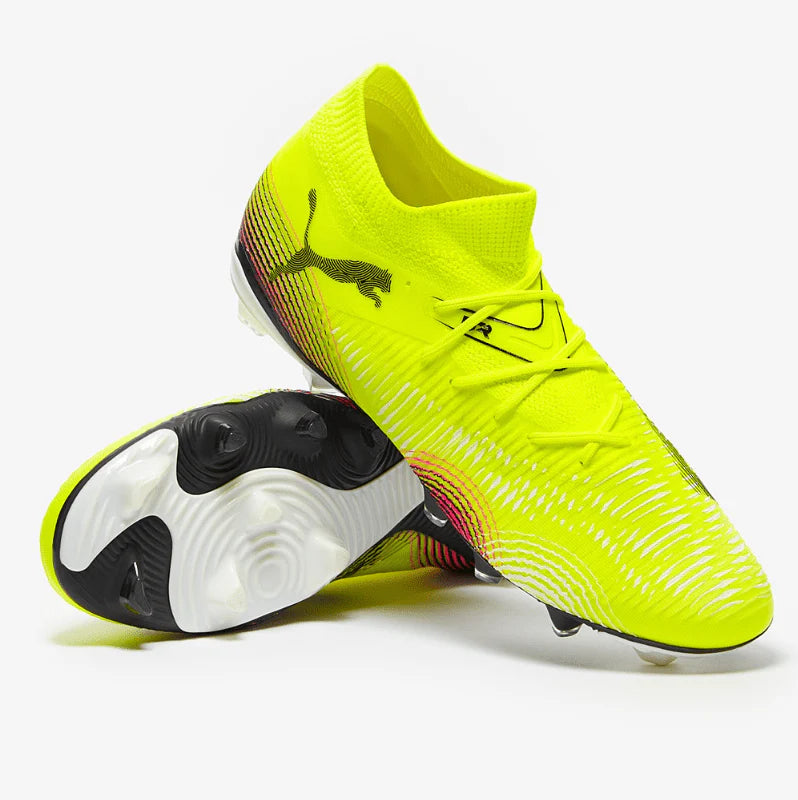 PUMA Future 8 Match FG AG Firm Multi Ground Soccer Cleats Yellow