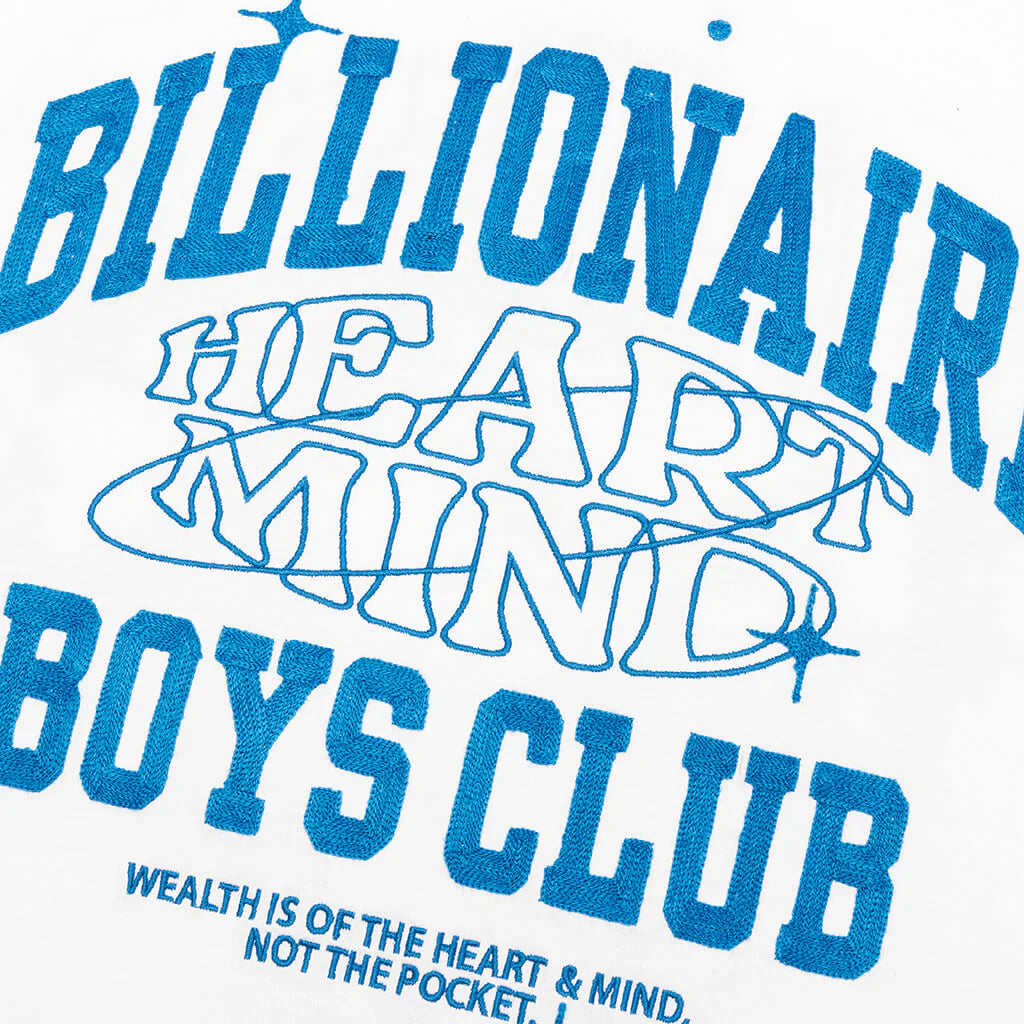 Heart and Mind Club S S Knit Bleach White