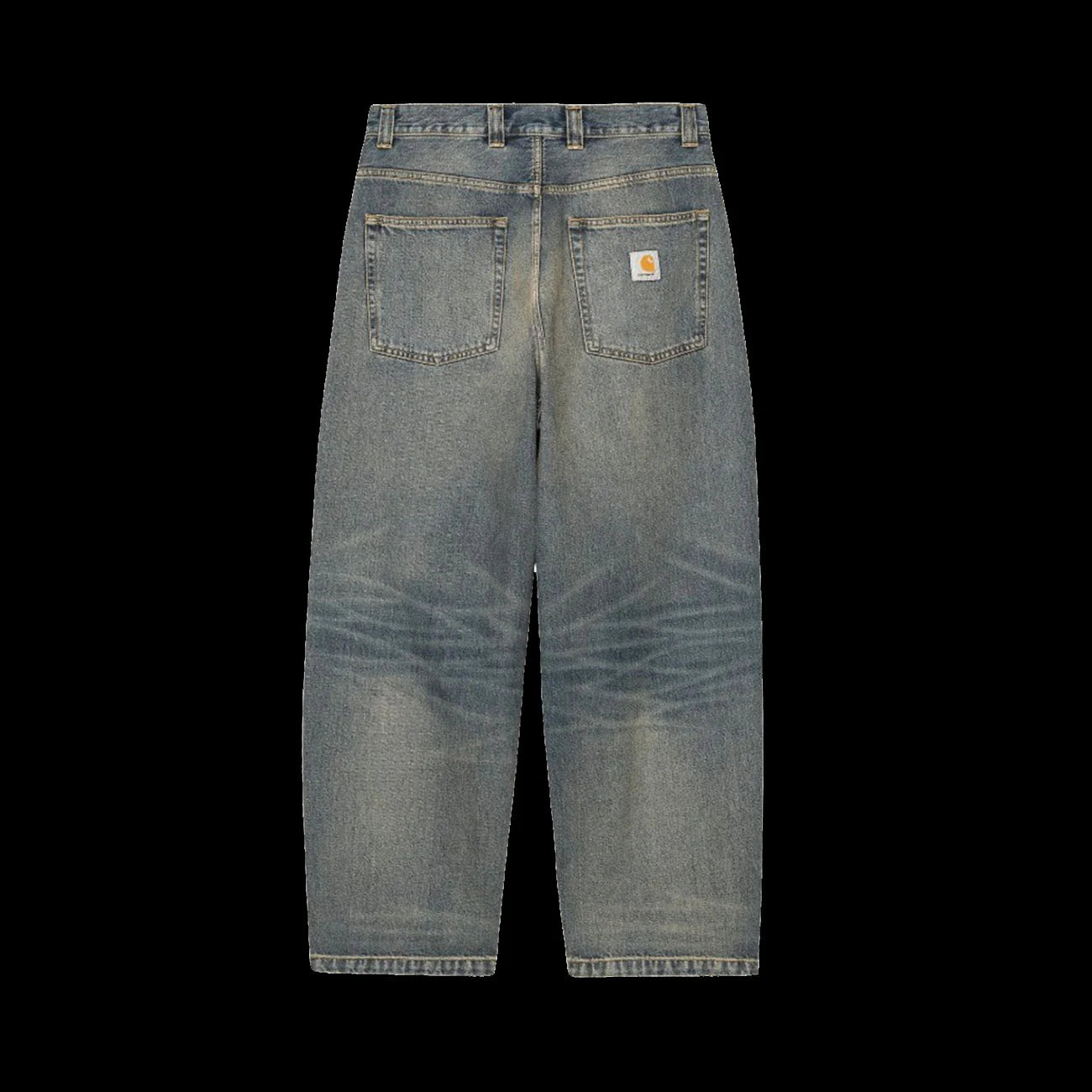 Carhartt WIP Brandon Pants Blue Worn Used Wash