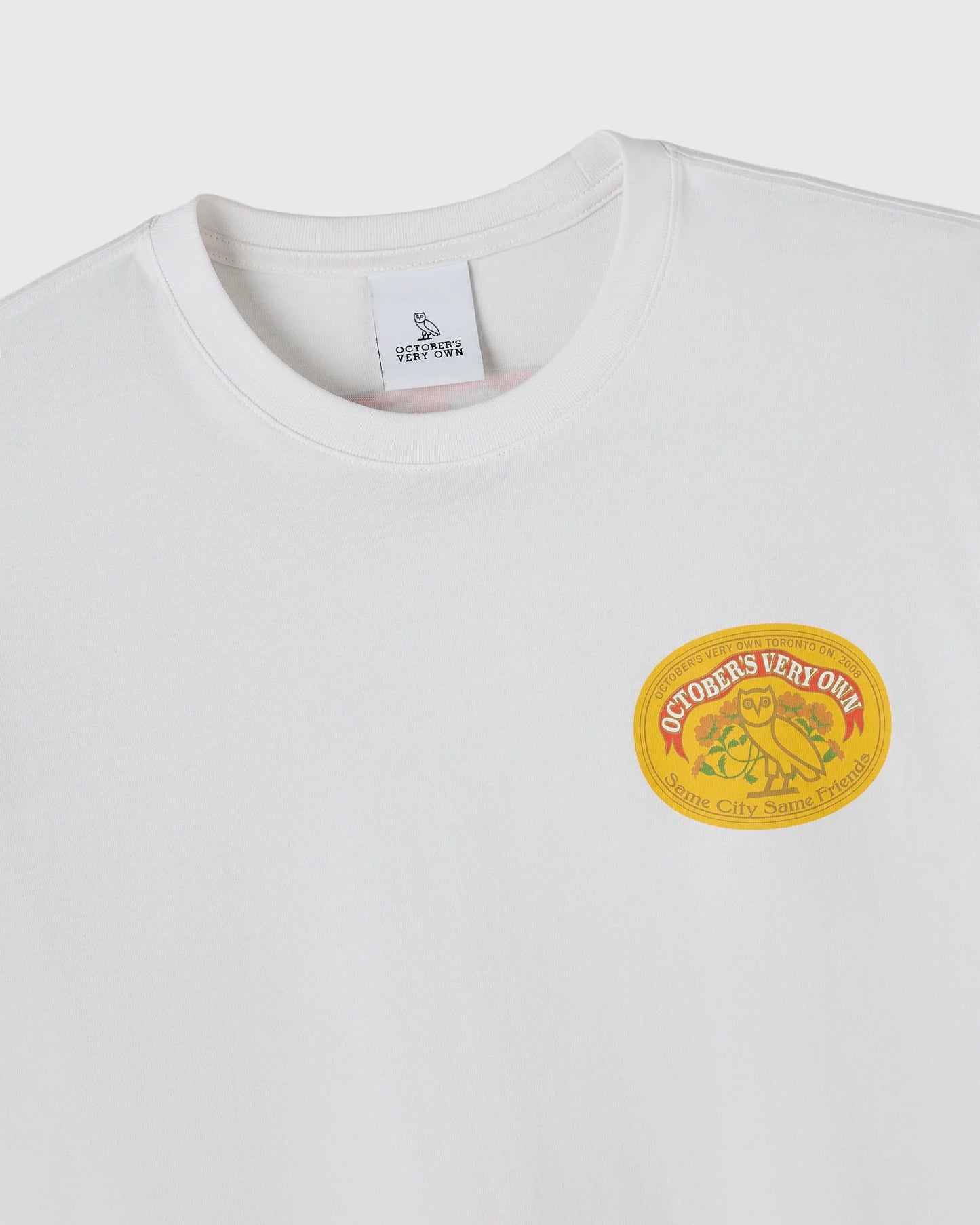 Pom Pom Banner Tee White