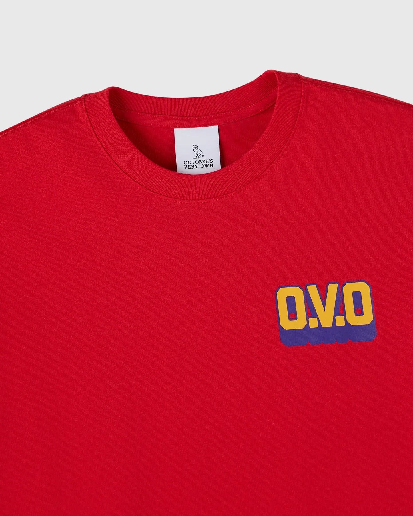 Circle Wordmark Tee Red