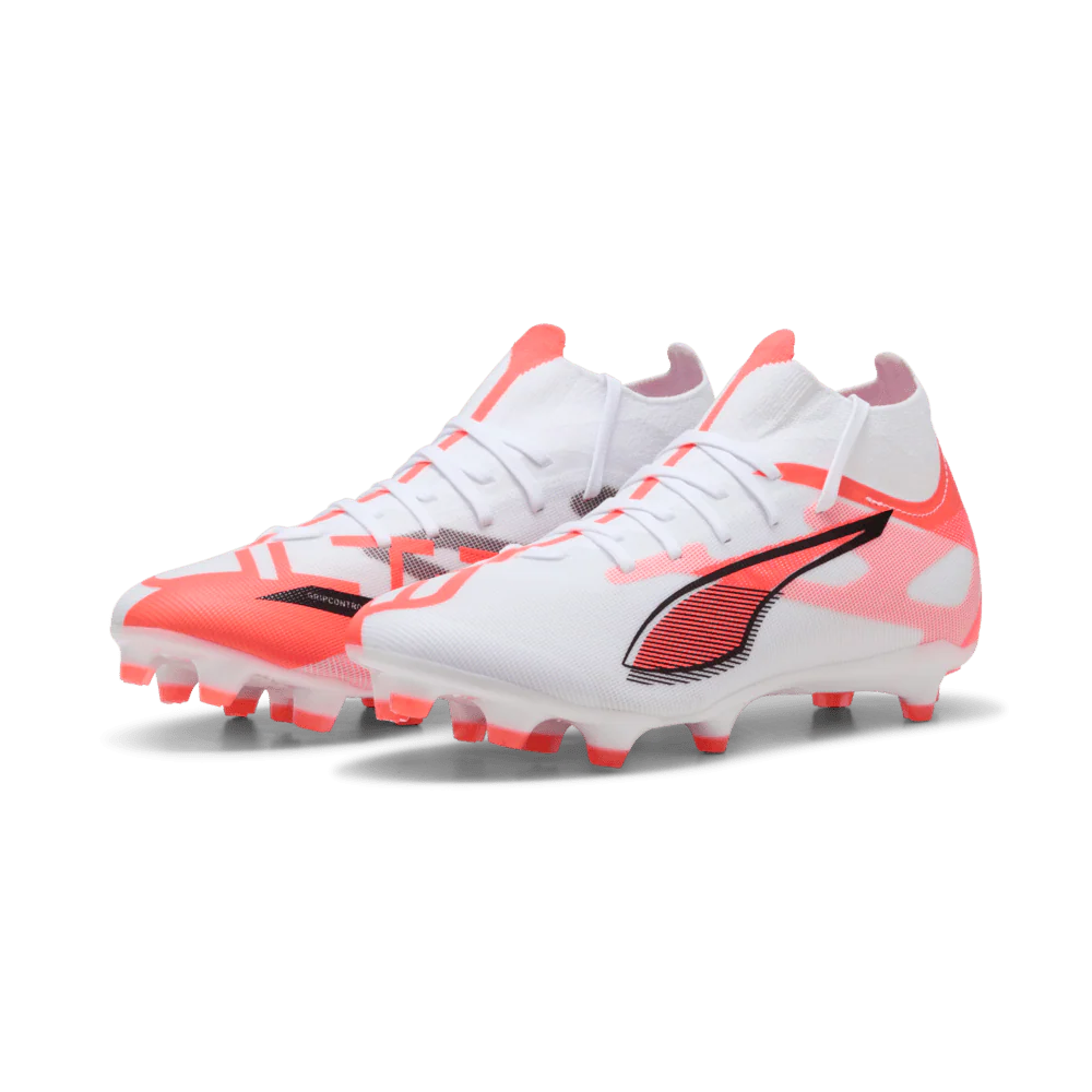 PUMA 5 Match FG AG Firm Multi Ground Football Boots Womens White