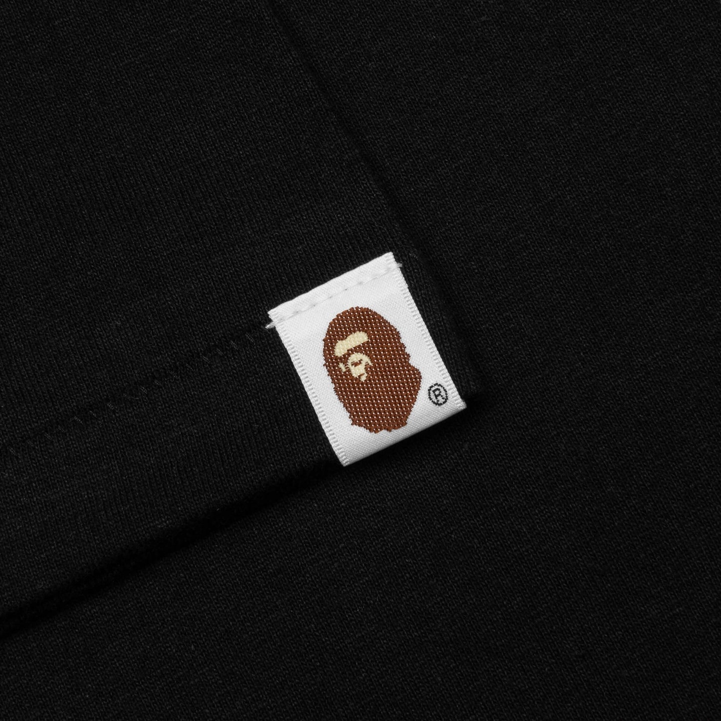 Color Camo Milo on Big Ape Tee Black Red