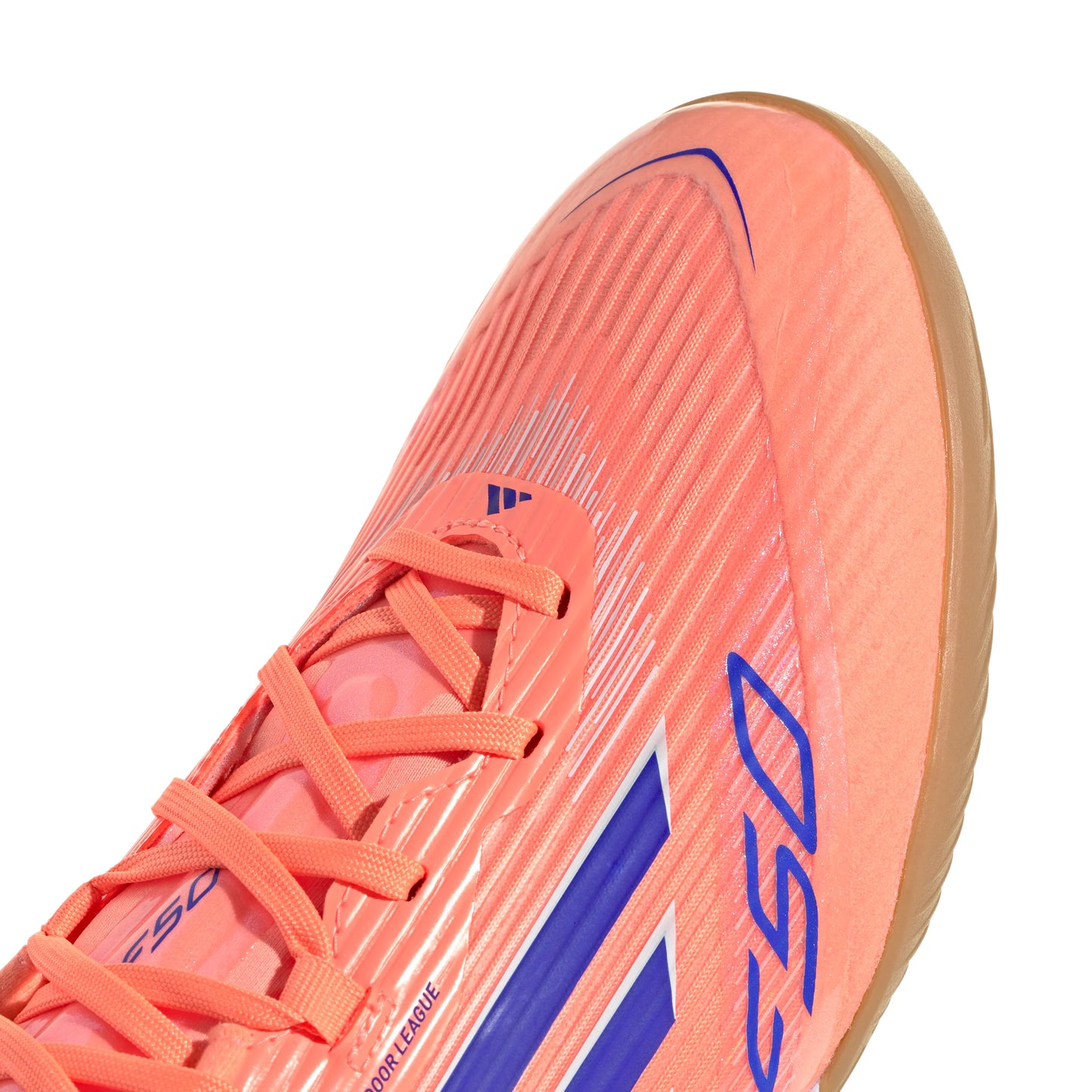 adidas F50 League IN Mens Soccer Shoes Orange Blue White