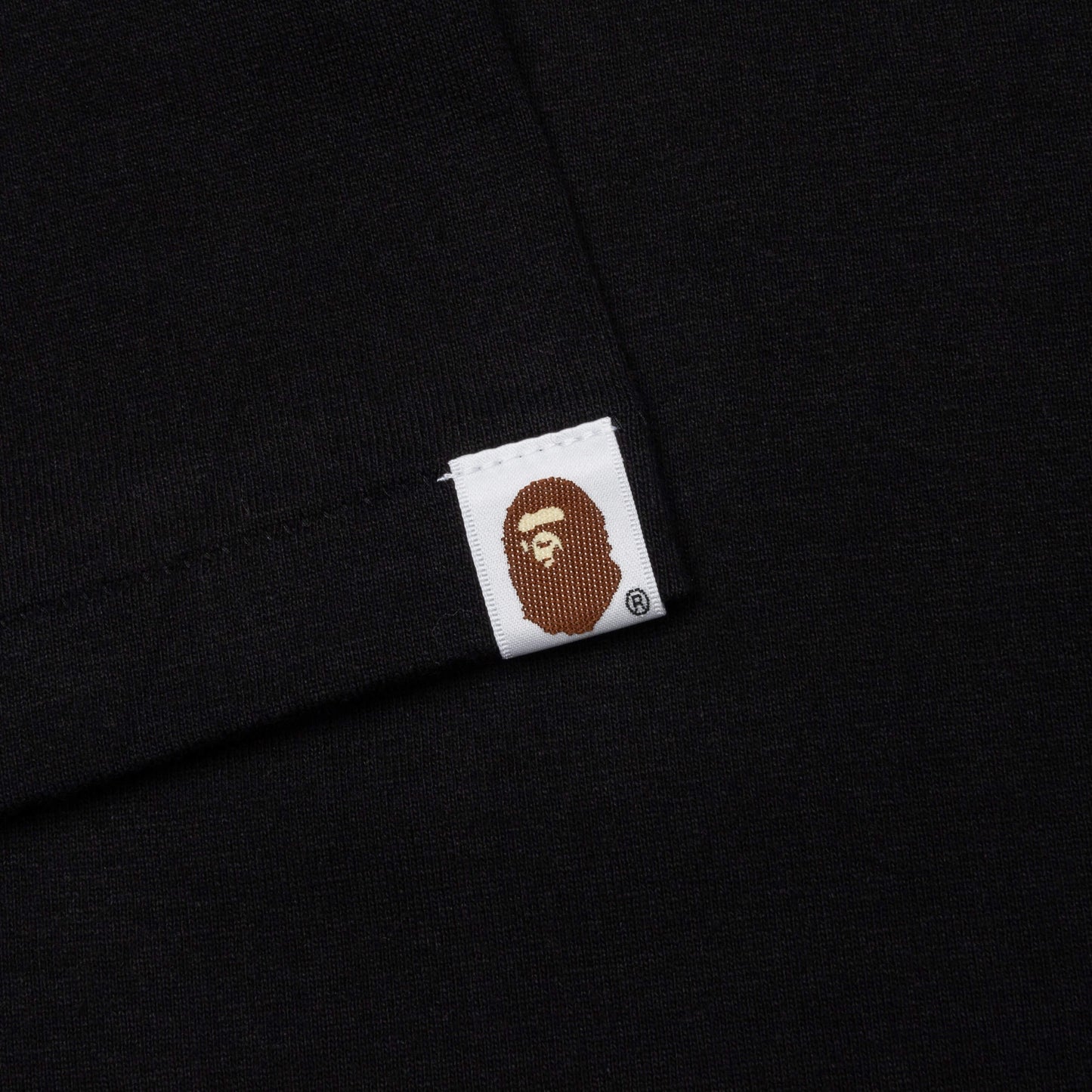 Color Camo Milo on Big Ape Tee Black Purple