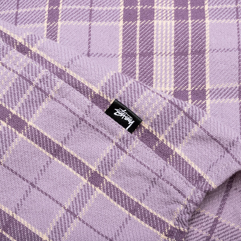 Stones Plaid Shirt Lavender