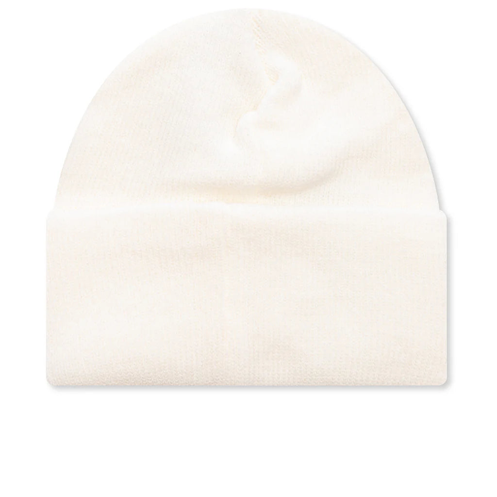 Cuffed Knit Beanie White