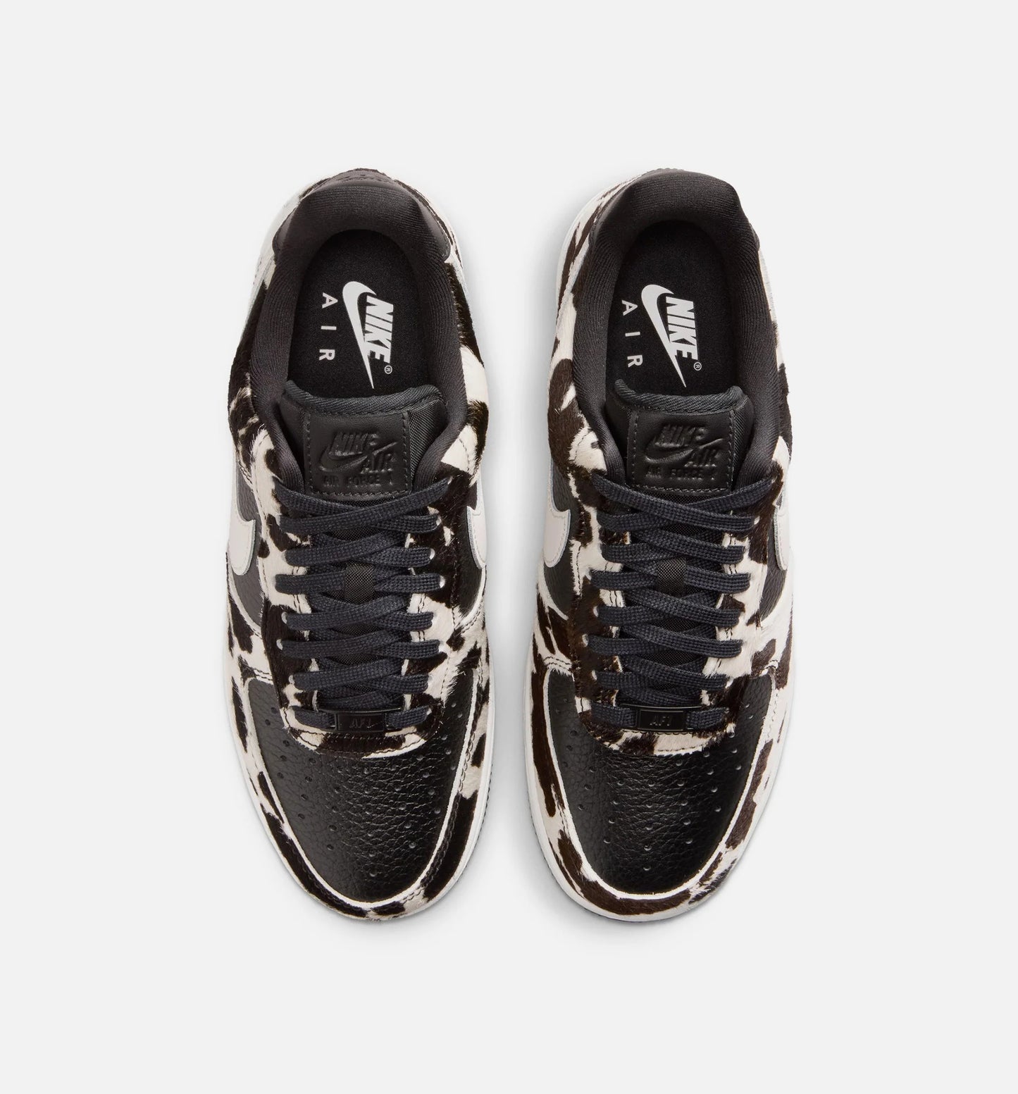 Air Force 1 Low Cow Print Womens Lifestyle Shoe Black Phantom Black