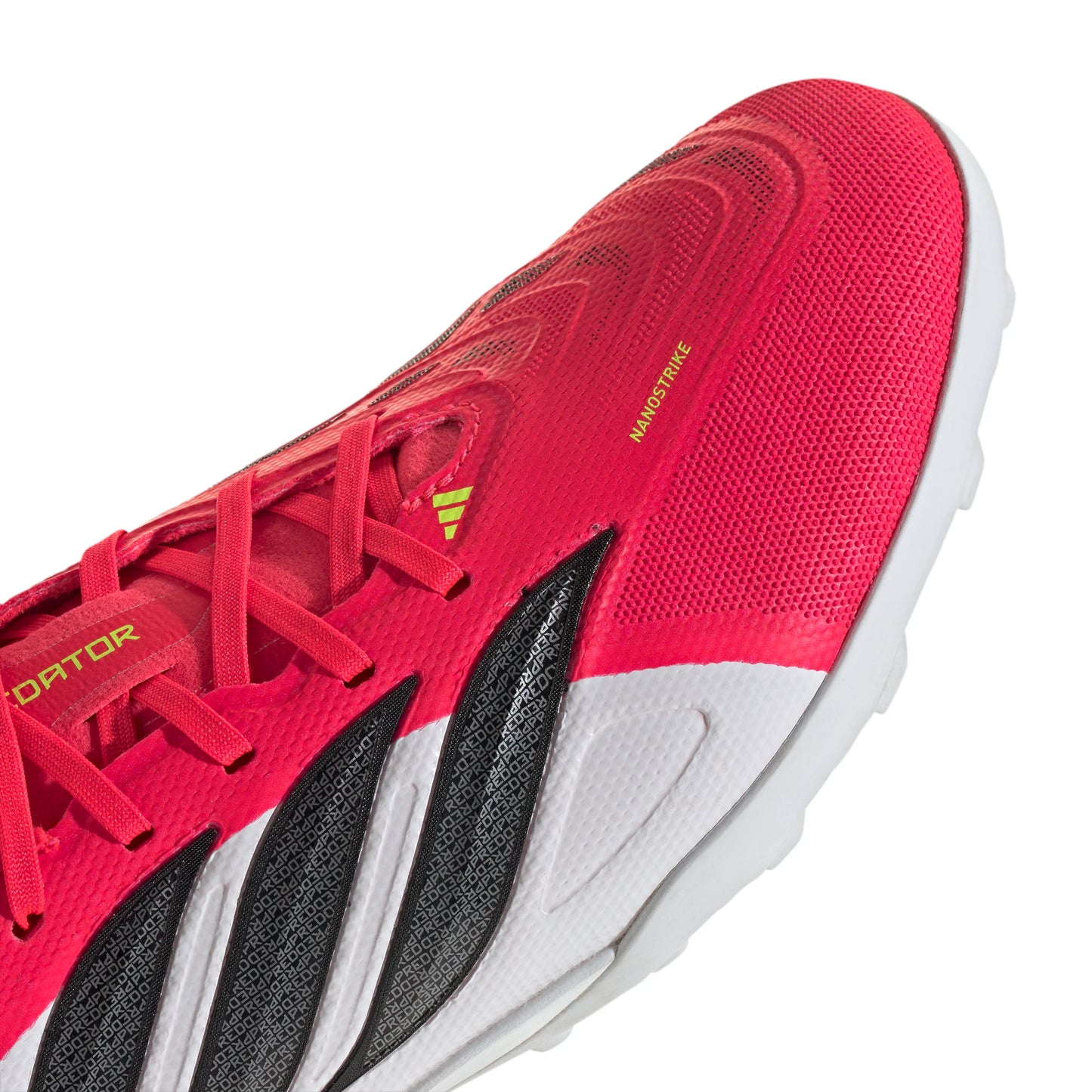 adidas Predator League Fold Over Tongue IN Indoor Mens Soccer Shoes Red Black White