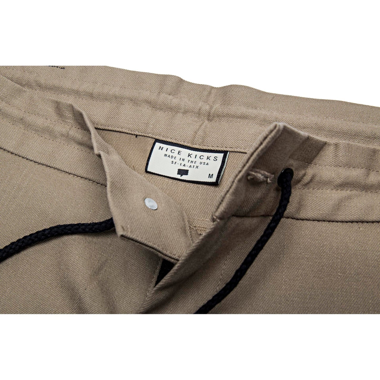 Mason Slim Drawstring Pant Mens Pant Tan