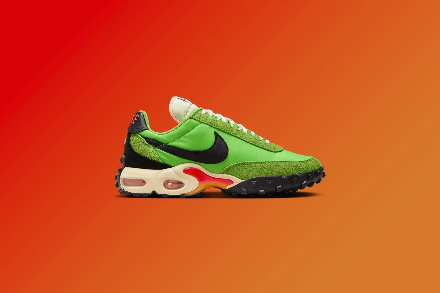 Air Max Waffle Action Green Black Total Orange