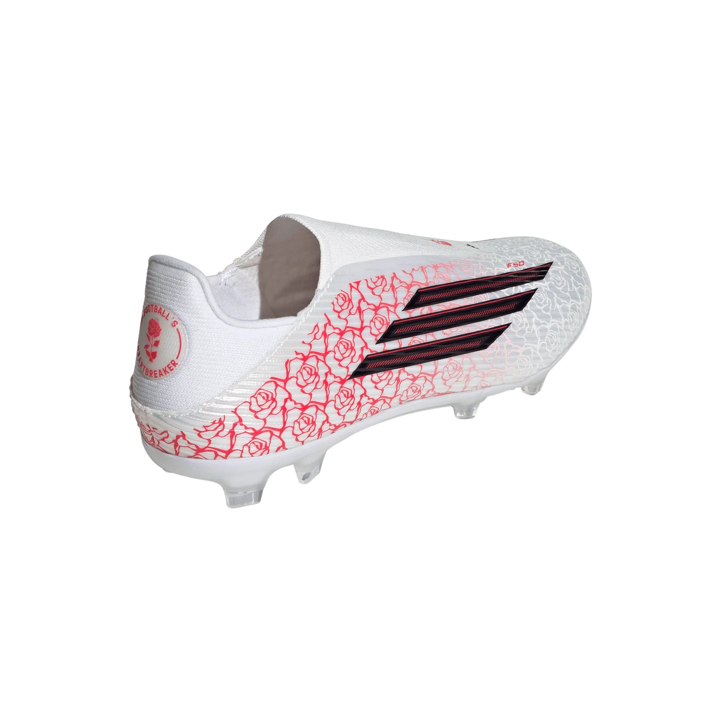 adidas F50 League Laceless FG MG Firm Ground Multi Ground Mens Soccer Cleats White Black Red