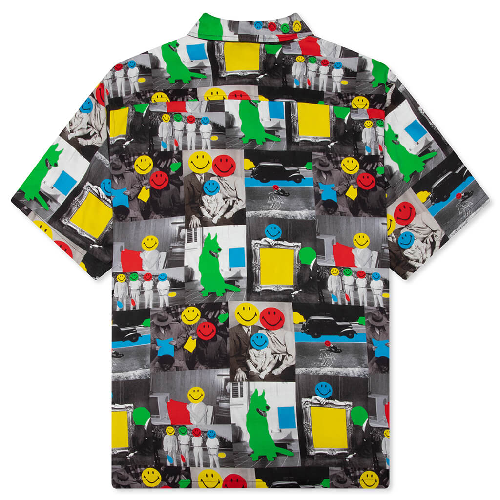 Smiley Collage S S Woven Multi
