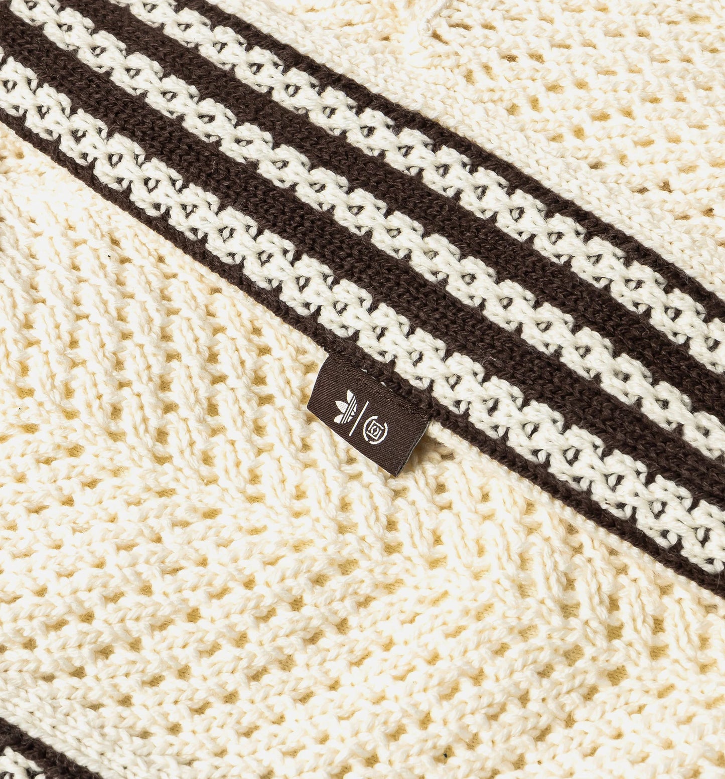 Clot x Adidas Knitted Mens Short Cream White