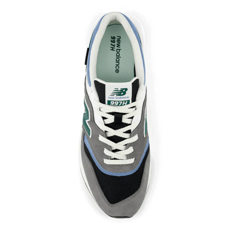 New Balance 997H Cordura Sneaker Shoes Grey Black Heron Blue Green
