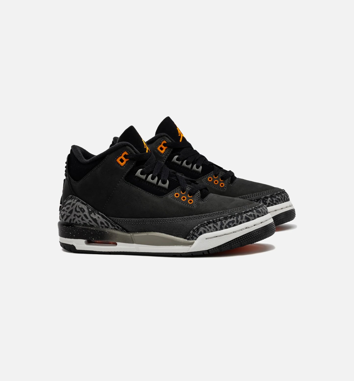 Air Jordan 3 Retro Fear Grade School Lifestyle Shoe Night Stadium Total Orange