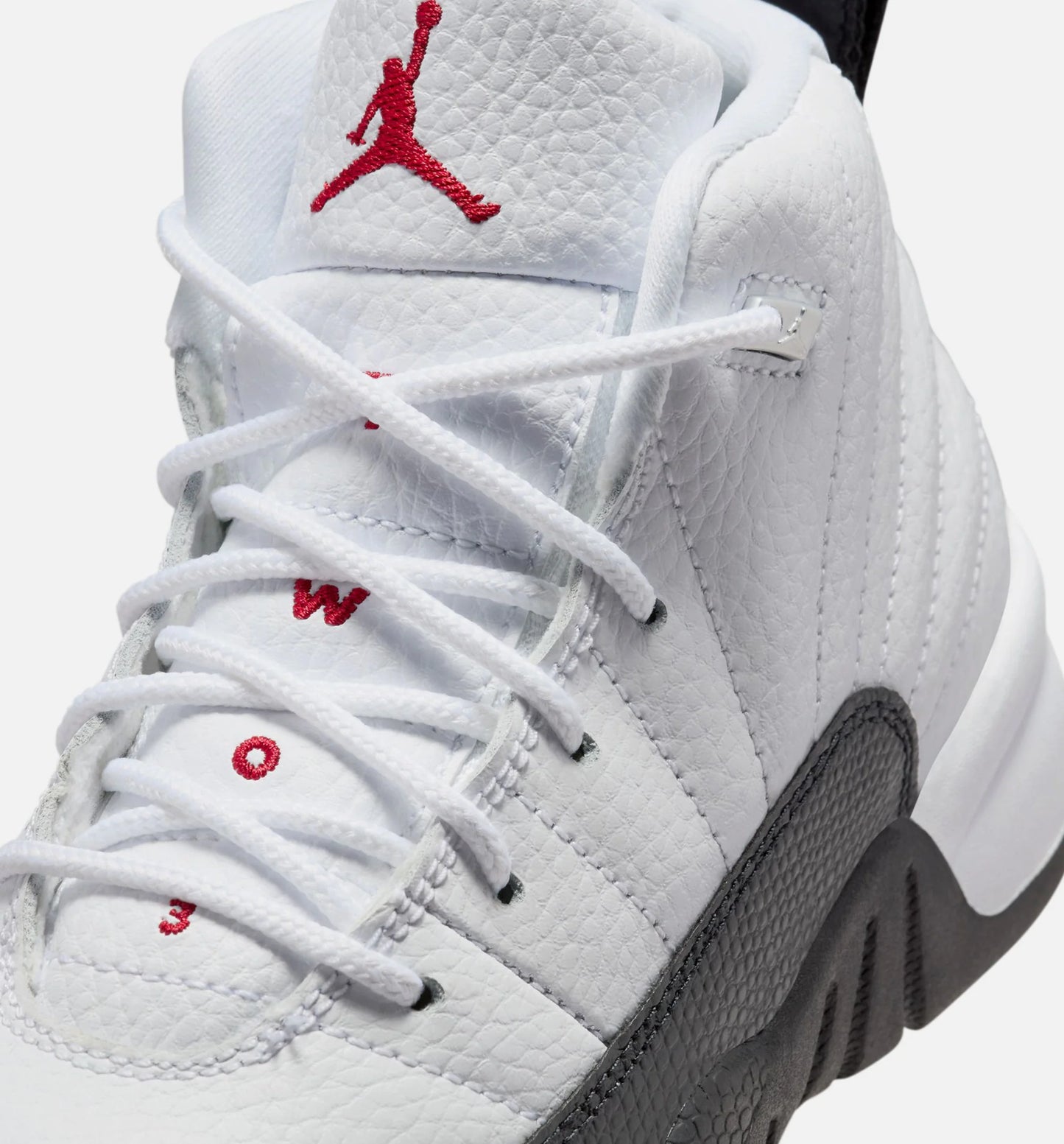 Air Jordan 12 Retro Taxi Flip Preschool Lifestyle Shoe White Gym Red Black