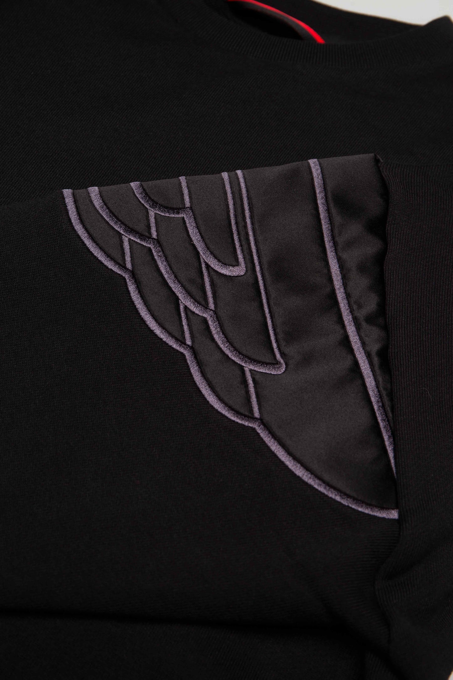 Air Jordan Classic Crew Mens Shirt Black Black
